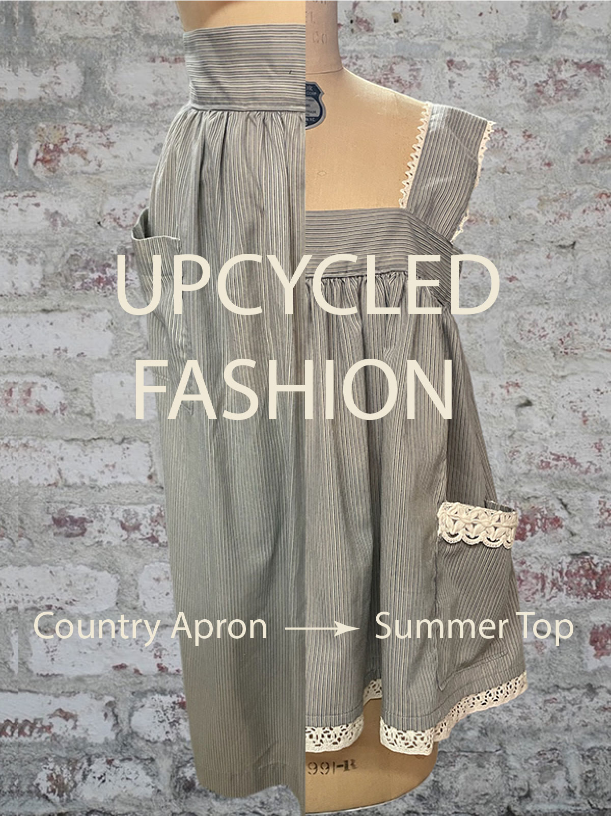 Upcyled Apron to Summer Top